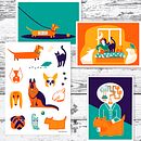 Postcards. Projekt z dziedziny Trad, c, jna ilustracja i Design użytkownika Nina Gureeva - 17.12.2021