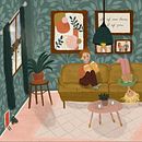 Digital illustration of my kids . Un progetto di Illustrazione tradizionale di petrategefeldt - 18.12.2021