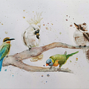 My project in Artistic Watercolor Techniques for Illustrating Birds course . % sylvia_rothwell1 tarafından hazırlanan Geleneksel illüstras, on, Sulubo, a Resim, Gerçekçi Çizim, Doğalcı İllüstras, Ve on projesi - 12.16.2021