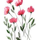 Coral Wildflowers. Un progetto di Design e Illustrazione tradizionale di Rita Flannery - 19.12.2021