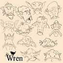 Wren . Scriere, Stor, telling, Ilustrație digitală, Design și Film, video și televiziune de Oliver Moore - 12.19.2021