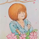 Meu projeto do curso: Ilustração em aquarela com influência japonesa. Un proyecto de Ilustración tradicional, Dibujo y Pintura a la acuarela de Rodrigo Fernandes - 19.12.2021