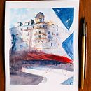 Meu projeto do curso: Desenho arquitetônico com aquarela e tinta. Un progetto di Bozzetti, Disegno, Pittura ad acquerello, Illustrazione architettonica, Sketchbook e Illustrazione con inchiostro di Simone Pompêo - 22.12.2021