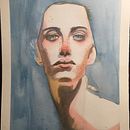 Mi Proyecto del curso: Retrato artístico en acuarela. Un progetto di Belle arti, Pittura, Pittura ad acquerello e Disegno di ritratti di Francisco Javier Cruz Martinez - 22.12.2021