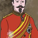 a Leopold with coffee . % Roos tarafından hazırlanan Geleneksel illüstras, Ve on projesi - 12.22.2021