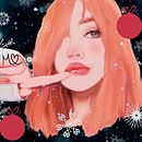 Mi Proyecto del curso: Retratos digitales de fantasía con Photoshop. Projekt z dziedziny Trad, c, jna ilustracja,  R, sunek, Ilustracja c, frowa, Portret, R, sunek c, frow, Malarstwo c i frowe użytkownika María Balboa Rozas - 23.12.2021