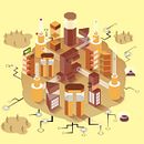 Smart City en Isométrica. Ilustração tradicional, Motion Graphics, Animação, Design gráfico e Ilustração animada projeto de alvaroaars12 - 10.12.2021