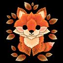 Animals of leaves. Un projet de Illustration traditionnelle , et Design  de nemimakeit - 26.12.2021