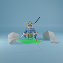 Mi Proyecto del curso: Modelado de personajes low poly para videojuegos. 3D, Modelagem 3D, Videogames, Design de personagens 3D, e Design de videogames projeto de Juaan Daviid Brucee Meery - 26.12.2021