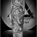 Mi Proyecto del curso: Técnicas de tatuaje blackwork con línea fina. Un proyecto de Diseño de tatuajes de Deiver Elias Pino Gutierrez - 25.12.2021