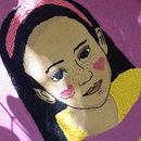 Mi Proyecto del curso: Creación de retratos bordados en acuarela. Pintura, Pintura em aquarela, Bordado, e Design têxtil projeto de noeliamansilla80 - 27.12.2021