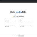 [GitHub][project template] erkobridee/nextjs-ssg. Programação , JavaScript, e CSS projeto de Erko Bridee de Almeida Cabrera - 28.12.2021