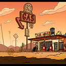 Meu projeto do curso: Pintura digital de fundo para animação. Projekt z dziedziny Trad, c, jna ilustracja,  Animacja, Ilustracja c, frowa, Malarstwo c i frowe użytkownika Arielle Melo - 26.12.2021