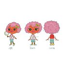 Mi Proyecto del curso: Diseño de personajes para animación con Photoshop. Un proyecto de Animación, Diseño de personajes y Animación de personajes de Jaiza Lobo - 28.12.2021