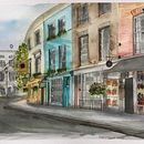 My project in Architectural Sketching with Watercolor and Ink course. Sketching, Drawing, Watercolor Painting, Architectural Illustration, Sketchbook & Ink Illustration project by Karen - 12.27.2021