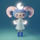 Ganko - Creazione di personaggi kawaii in 3D con Blender. Un progetto di Illustrazione tradizionale, Character design, Illustrazione digitale, Modellazione 3D e Manga di Genny Pierini - 29.12.2021