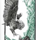Hunting Owl. Un proyecto de Ilustración tradicional de Afroditi Mavroeidi - 29.12.2021