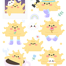 Meu projeto do curso: Ilustração kawaii: crie personagens adoráveis Ein Projekt aus dem Bereich Traditionelle Illustration, Design von Figuren und Manga von Stefânia Vieira - 24.12.2021