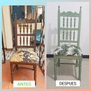 Mi Proyecto del curso: Restauración y tapizado de sillas. Un proyecto de Artesanía, Diseño, creación de muebles					, Diseño de interiores, DIY, Carpintería, Upc y cling de Adriana Bastidas - 30.12.2021