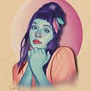 Retrato ilustrado . Un progetto di Illustrazione tradizionale di Orlando Brante Tapia - 26.12.2021