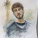 Expressive portrait watercolour course. Een project van Traditionele illustratie van Sue Orchison - 31.12.2021