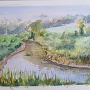 Meu projeto do curso: Paisagens naturais em aquarela. Projekt z dziedziny  Sztuki piękne,  Malarstwo i Malowanie akwarelą użytkownika Gustavo Bissolli - 31.12.2021