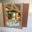 My project in Paper Cutting: Create Paper Scenes with Depth course Ein Projekt aus dem Bereich Traditionelle Illustration, H, werk, Verlagsdesign, Kartonmodellbau, Stor, telling, Buchbinderei, Kinderillustration und DIY von Stéphanie Stubbs - 01.01.2022