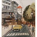 My first project on urban landscape watercolour. Un progetto di Belle arti, Pittura ad acquerello e Illustrazione architettonica di Drishya Rao - 02.01.2022