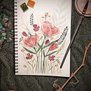 Il mio progetto del corso: Creazione di una composizione floreale ad acquerello . Ilustrasi tradisional, Seni Rupa, Lukisan, Lukisan Cat Air, Ilustrasi Botani & Ilustrasi Naturalistik proyek oleh Arianna Cappellini - 01.02.2022