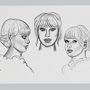 My project in Portrait Sketchbooking: Explore the Human Face course. Sketching, Drawing, Portrait Drawing, Artistic Drawing, and Sketchbook project by angiejvanek - 01.02.2022