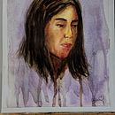 Mi Proyecto del curso: Retratos en acuarela: captura la personalidad de tu modelo. Fine Arts, Painting, Watercolor Painting, and Portrait Drawing project by William Cisneros Guerra - 01.03.2022