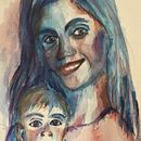 Il mio progetto del corso: Ritratto artistico ad acquerello . % Ruth Chotiner tarafından hazırlanan Güzel sanatlar, Tablo, Sulubo, a Resim, Ve Portre Çizimi projesi - 12.28.2021