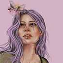 My project in Illustrated Portraits with Procreate course. Un projet de Illustration traditionnelle, Illustration vectorielle, Illustration numérique , et Dessin de portrait de kadri_kuusler - 03.01.2022