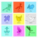 The origami Bestiary. Un progetto di Illustrazione tradizionale di Maeva MAËVA GAUTHIER - 03.01.2022