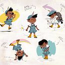 Jeremy the Unicorn Boy - Portfolio Piece. Un proyecto de Ilustración tradicional e Ilustración infantil de Marissa Valdez - 03.01.2022