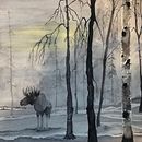 Il mio progetto del corso: Paesaggi ad acquerello ricchi di atmosfera. Een project van Aquarelschilderen van Massimiliano - 21.12.2021