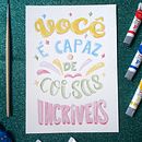 Meu projeto do curso: Lettering em aquarela repleto de cor. Lettering, Watercolor Painting, H, and Lettering project by Larissa Manfredo Maia - 01.04.2022