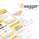 Beegger, La app que crece con tu peque. UX / UI, Graphic Design, Interactive Design, Product Design, Creativit, Logo Design, Stor, telling, Digital Design, App Design, and Digital Product Design project by Fiorella Damiani Kaemena - 01.04.2022