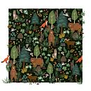Mon projet du cours : Illustration numérique de motifs inspirés de la faune et la flore. Projekt z dziedziny Trad, c, jna ilustracja, Pattern design,  R, sunek, Ilustracja c, frowa, R i sunek botaniczn użytkownika Florence Demange - 04.01.2022