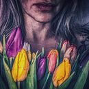 Mon projet du cours : Photographie fine art : autoportraits picturaux. Fotografia, Pós-produção fotográfica, Retoque fotográfico, Fotografia de retrato, Fotografia de estúdio, Fotografia artística, Fotomontagem, e Autorretrato fotográfico projeto de Barbora Pelcova - 09.01.2022