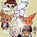 Il mio progetto del corso: Illustrazione di una storia in stile kawaii. Un projet de Illustration traditionnelle, Conception de personnages, Illustration numérique , et Manga de d_chiara_s - 05.01.2022