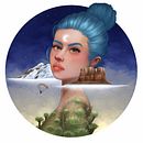 Mi Proyecto del curso: Iluminación y color para retratos digitales en Photoshop  . % Andres Leonardo Alba tarafından hazırlanan Geleneksel illüstras, on, Dijital İllüstras, on, Dijital Bo, Ve ama projesi - 01.05.2022