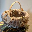 Yarn & vegetal fiber, try 1 . Arte și meșteșuguri, Design interior, Decorațiuni, Arte din fibre și Design textil de g_massicotte - 01.05.2022