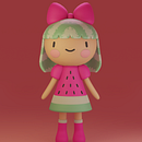 My project in Kawaii Character Creation in 3D with Blender  course. Traditional illustration, Character Design, Digital Illustration, 3D Modeling, and Manga project by Arini R - 01.06.2022