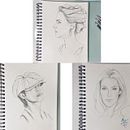 My project in Portrait Sketchbooking: Explore the Human Face course. Un proyecto de Bocetado, Dibujo, Dibujo de Retrato, Dibujo artístico y Sketchbook de Vanessa Santiago - 07.01.2022