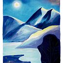 Mon projet du cours : Dessin de paysage aux pastels . Ilustrație tradițională, Arte plastice, Desen în creion, Desen și Desen artistic de tiphaineruget - 01.07.2022