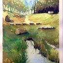 Mein Kursprojekt: Natürliche Aquarelllandschaften. Een project van  Beeldende kunst, Schilderij y Aquarelschilderen van Susanne Weiss - 07.01.2022