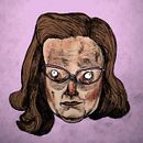 Shirley Jackson. Desenho a lápis, e Pintura digital projeto de Marta Mastrogiovanni - 08.01.2022
