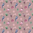 My birds. Un projet de Illustration traditionnelle, Création de motifs, Dessin, Illustration numérique et Illustration botanique de boglarka_dobo - 08.01.2022