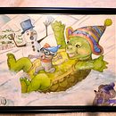 Mon projet du cours : Personnages animaux à l’aquarelle pour livres jeunesse Ein Projekt aus dem Bereich Traditionelle Illustration, Bildende Künste, Malerei, Zeichnung, Aquarellmalerei, Kinderillustration und Erzählung von marion THOUVENIN - 08.01.2022